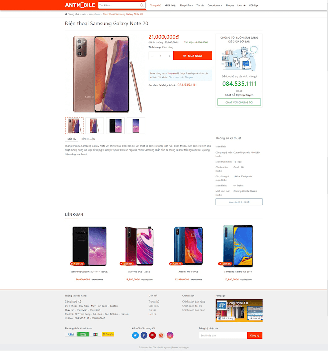 Template blogspot bán hàng điện thoại máy tính và phụ kiện Template blogspot bán hàng điện thoại máy tính và phụ kiện